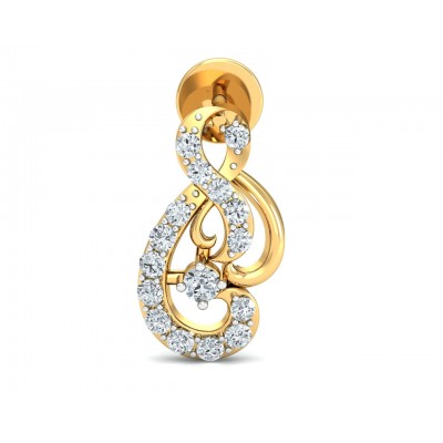 Deiva Round Brilliant Diamond Earrings